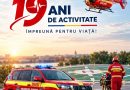 19 ani de profesionalism, curaj și dedicare. Mesajul președintelui CJ pentru SMURD Galați