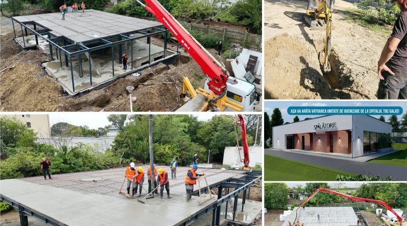 Pentru confortul și sănătatea pacienților. Structura de bază a viitoarei unități de igienizare de la Spitalul TBC a fost finalizată