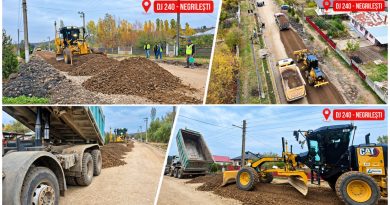 Costel Fotea: Lucrări în plină desfășurare pe drumurile din județul Galați. În comuna Negrilești, pe DJ 240, ample lucrări de modernizare a infrastructurii rutiere