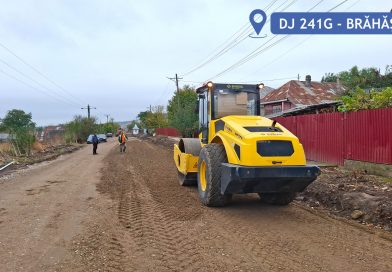 Costel Fotea:”Lucrări în plină desfășurare. Modernizăm din temelii DJ 241G, în Brăhășești, pentru condiții moderne și sigure de circulație”