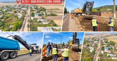 Lucrări în plină desfășurare pentru modernizarea a trei drumuri județene, trei poduri și peste 200 de accese carosabile, între Berheci – Gohor – Corcioveni și Brăhășești